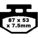 Set remblokken EBC FA-176