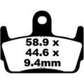 Set remblokken EBC FA-234  kevlar