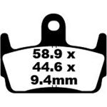 Set remblokken EBC FA-234  kevlar