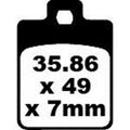 Set remblokken EBC FA-260 (Runner/NRG achter)
