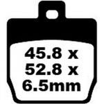 Set remblokken EBC FA-268 (Aerox achter)
