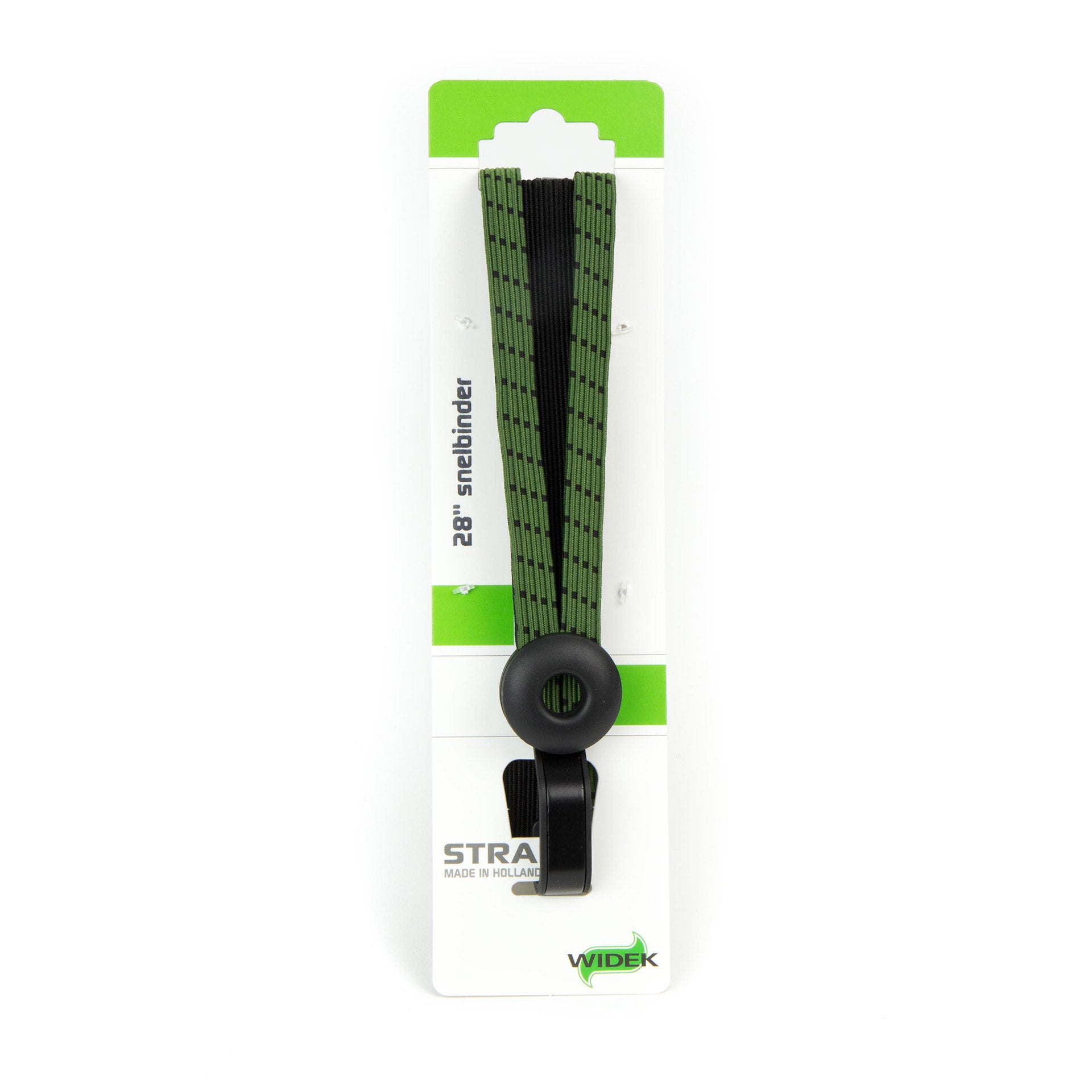 Widek triobinder eye met haak 24+2x12mm zwart olijfgroen