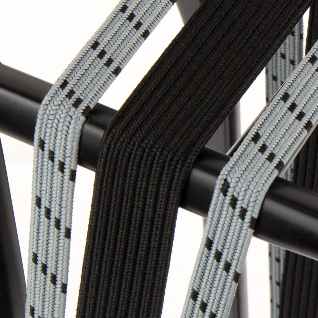 Widek triobinder eye met haak 24+2x12mm zwart steengrijs