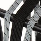 Widek triobinder eye met haak 24+2x12mm zwart steengrijs