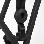 Widek triobinder eye met haak 3x12mm zwart steengrijs