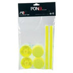 Saccon etalage showstandaard stylingset pony geel