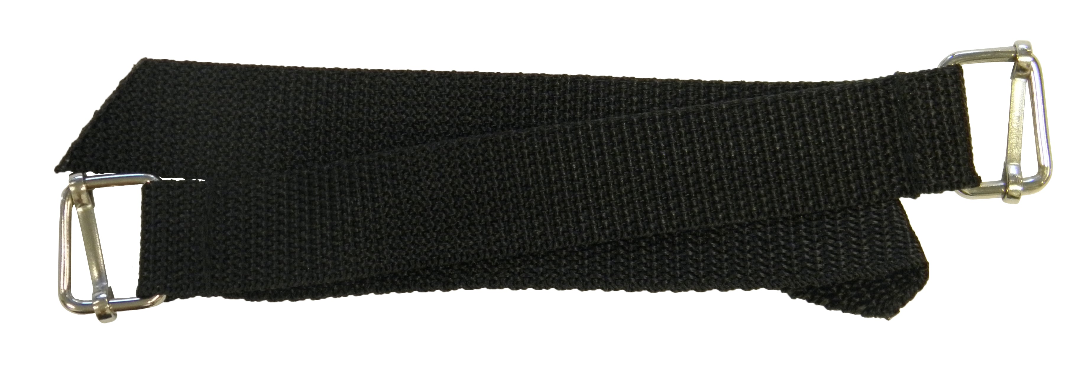 Newlooxs tasriempje 2x13cm universeel dubbele gesp zwart