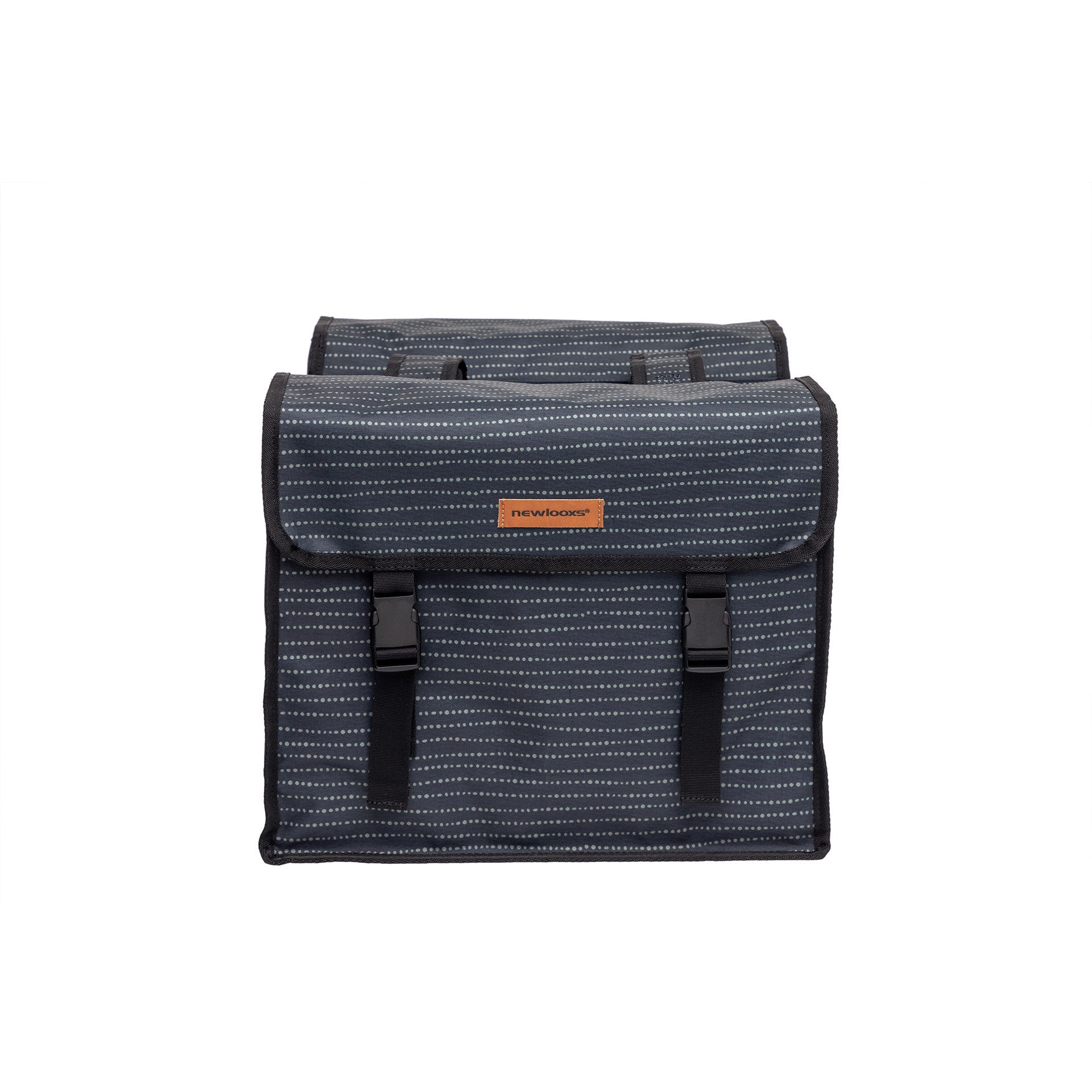 Newlooxs Forest Fiori 30L dubbele tas zwart