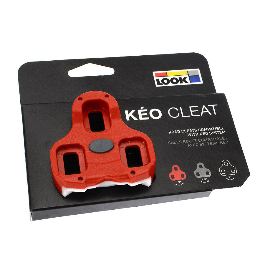 Look Schoenplaatjes Keo race 9° rood