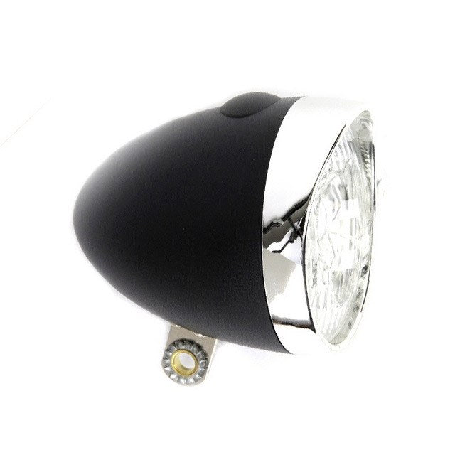 IKZI-Light koplamp retro JR. 1-LED mat zwart