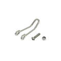 Busch muller busch müller koplamphaak lang 60 18mm rvs zilver