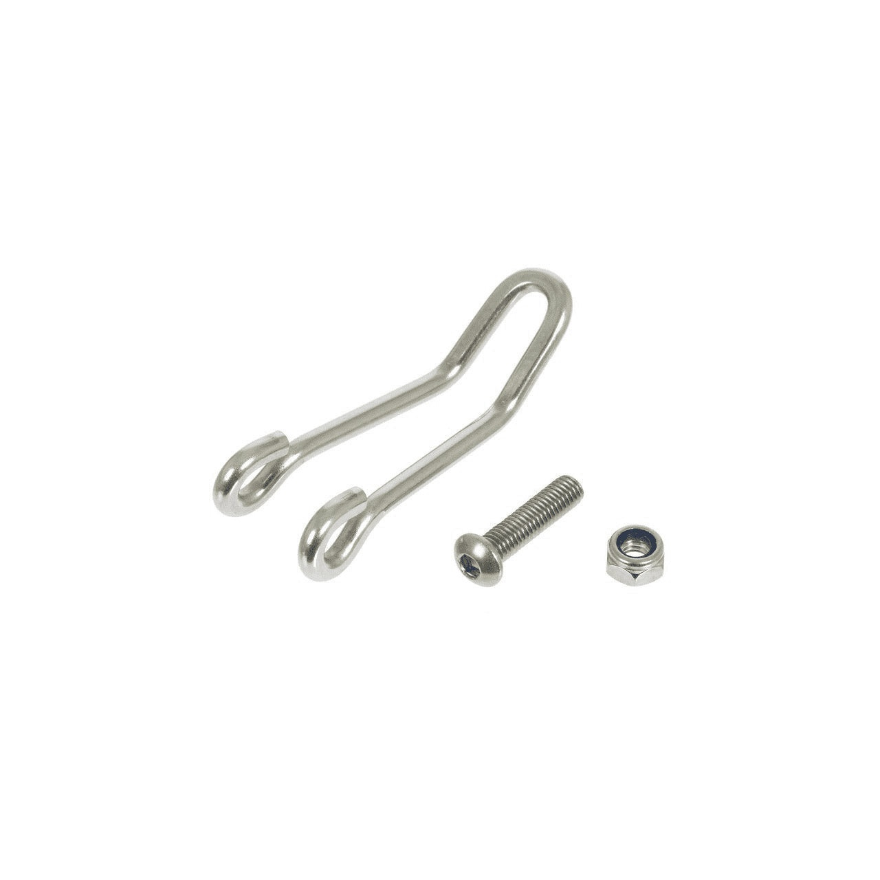 Busch muller busch müller koplamphaak lang 60 18mm rvs zilver