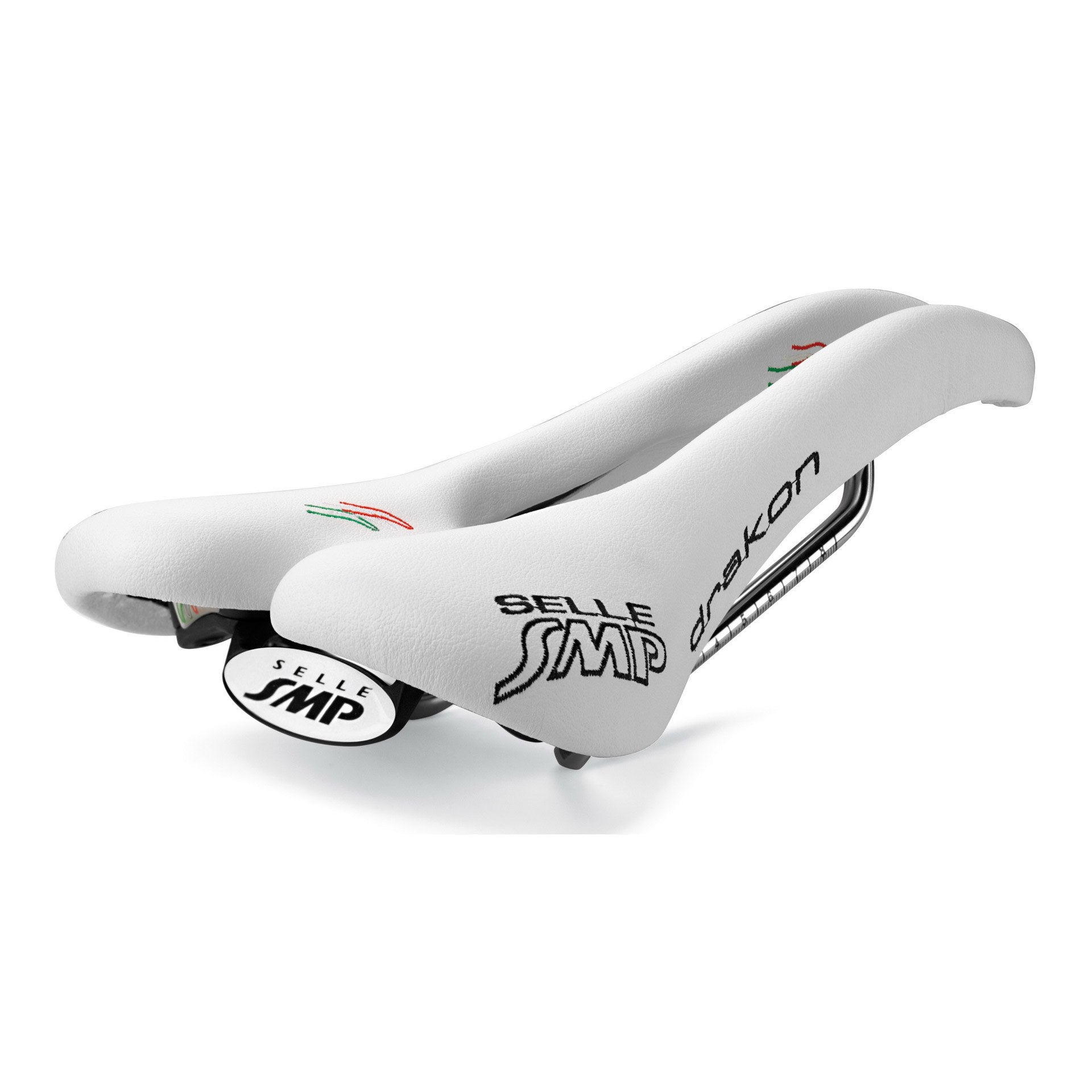 SMP zadel Pro Drakon wit + Carbon (CRB) Rail 0301234