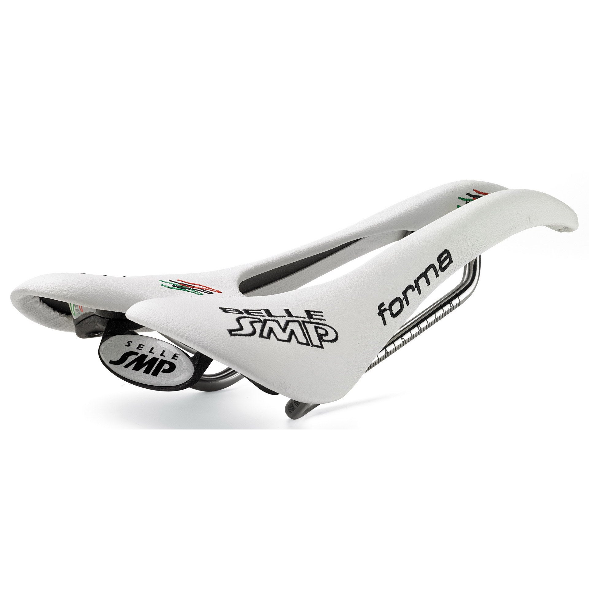 SMP zadel Pro Forma wit + Carbon (CRB) Rail 0301225