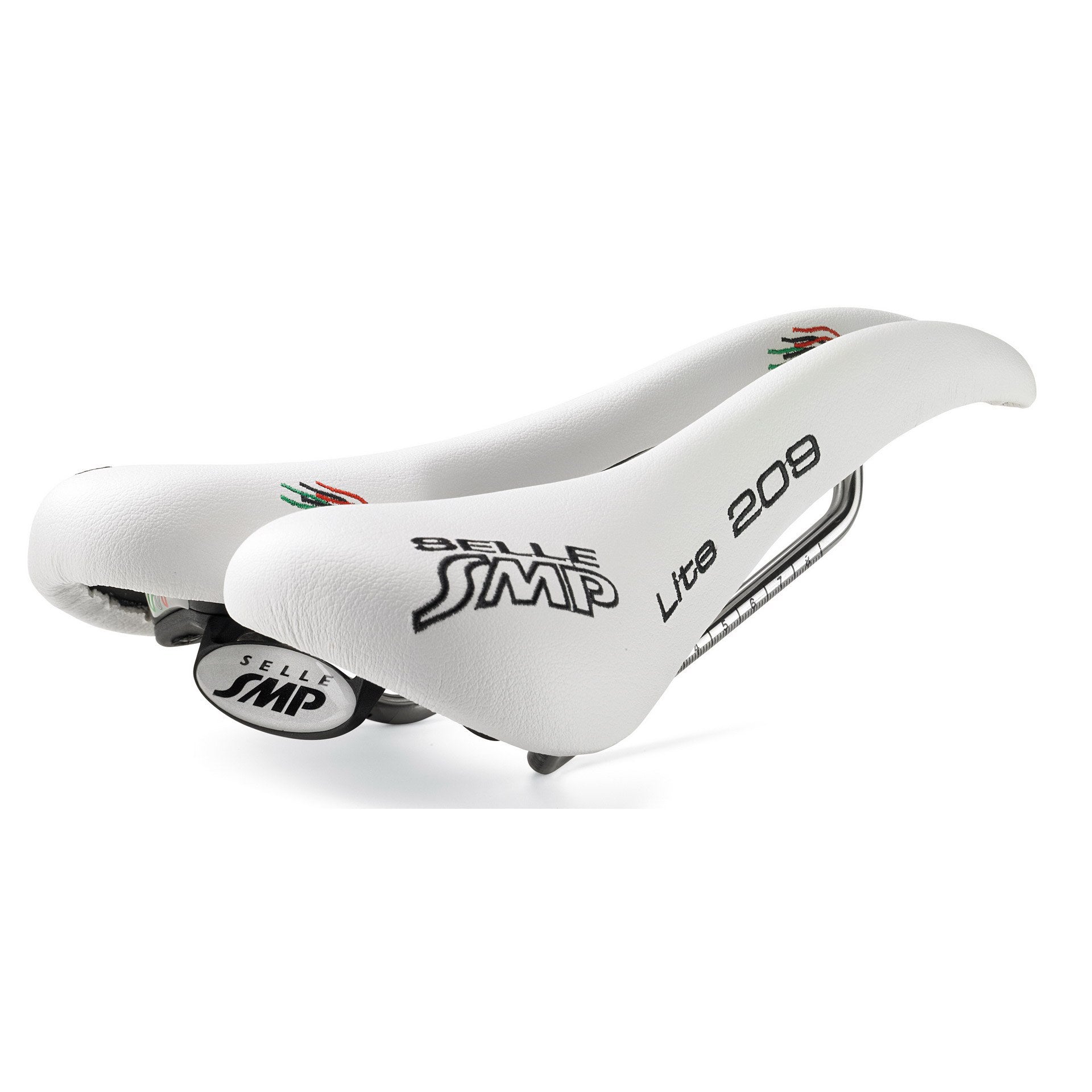 SMP zadel Pro Lite 209 wit + Carbon (CRB) Rail 0301157