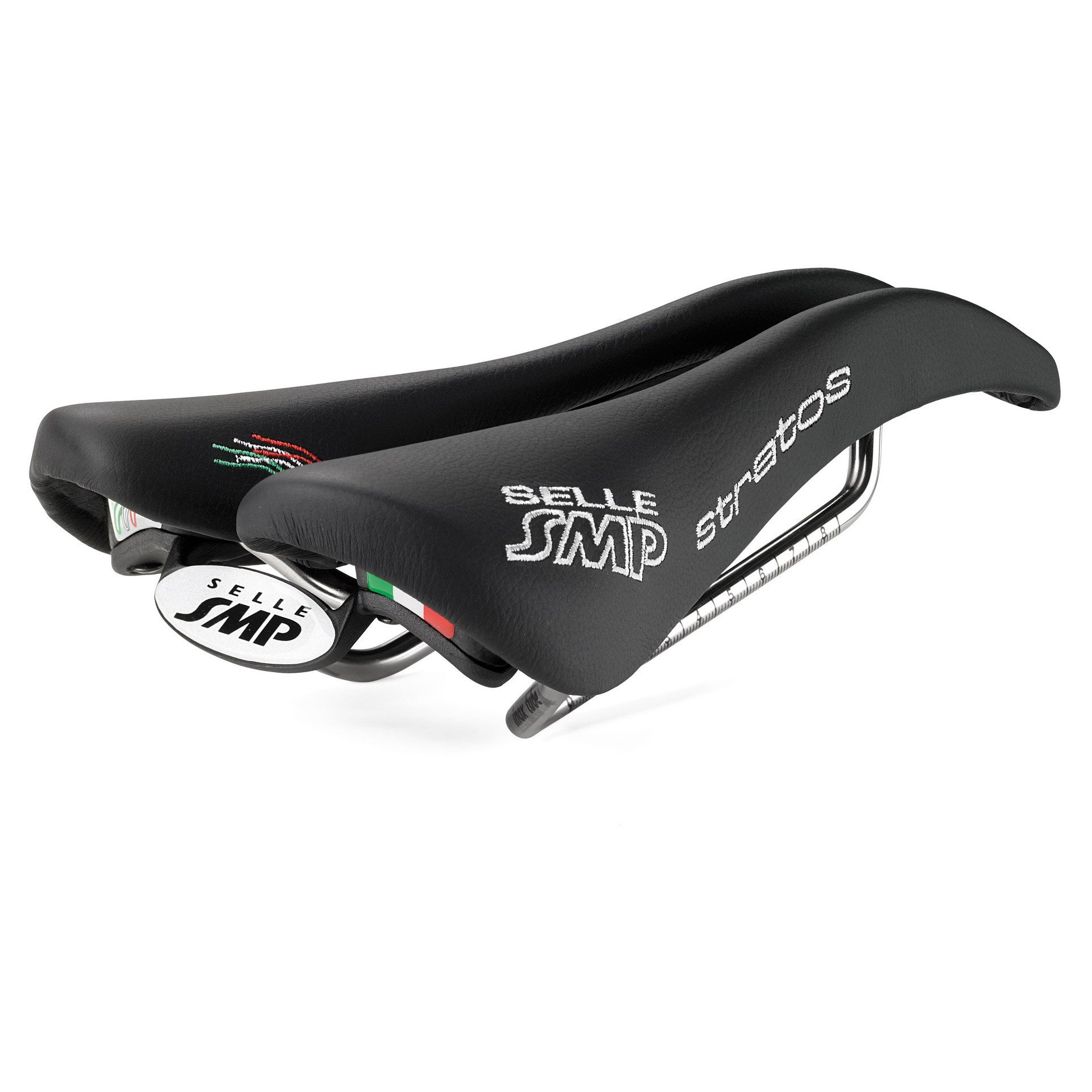 SMP zadel Pro Stratos zwart + Carbon (CRB) Rail 0301231