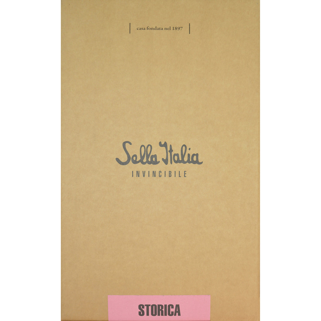 Italia Zadel Italia V1 Vintage Storica leder zwart AM