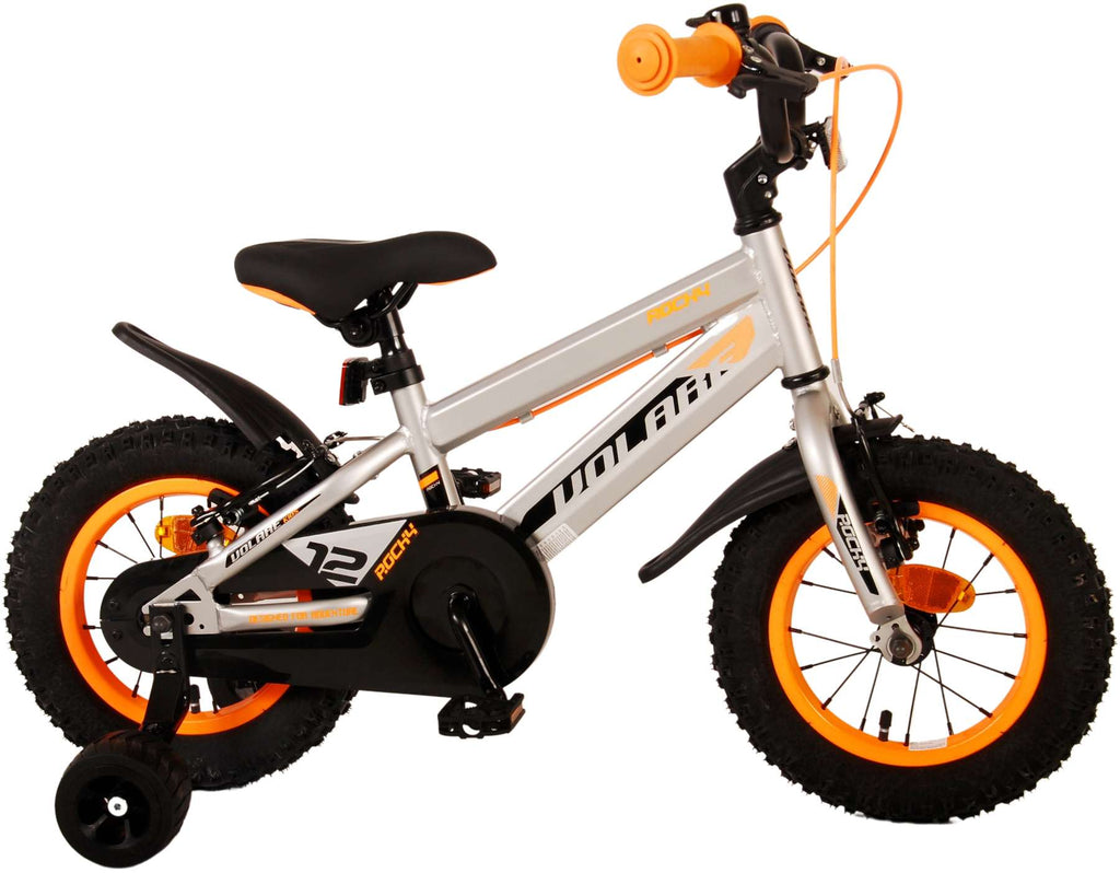 Volare Rocky Kinderfiets Jongens 12 inch Grijs Twee handremmen