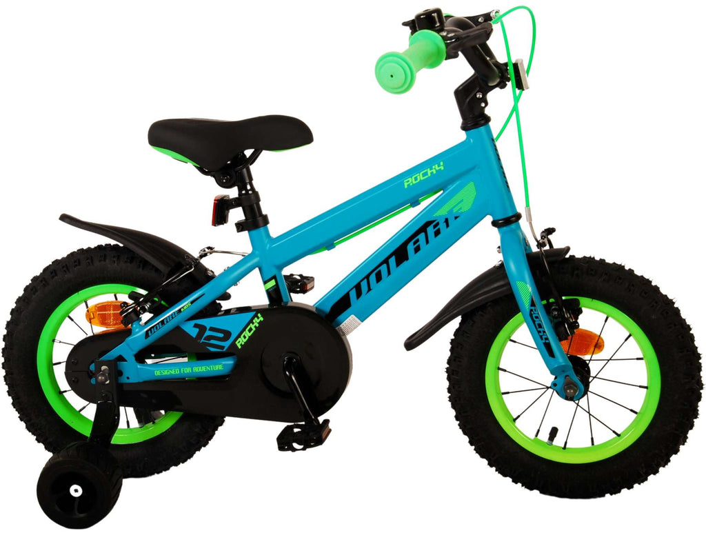 Volare Rocky Kinderfiets Jongens 12 inch Groen Twee handremmen