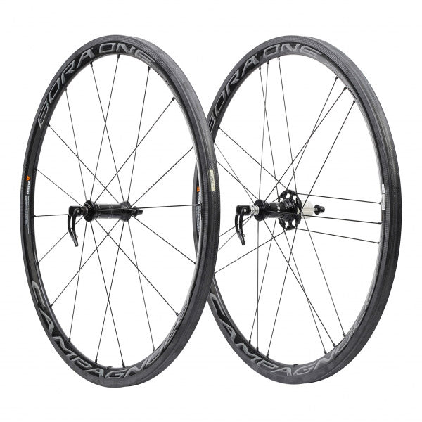 Campagnolo Wielset Bora One 35 dark label draad zwart