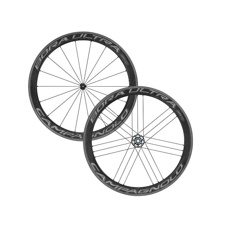 Campagnolo Wielset Bora Ultra 50 dark label draad zwart