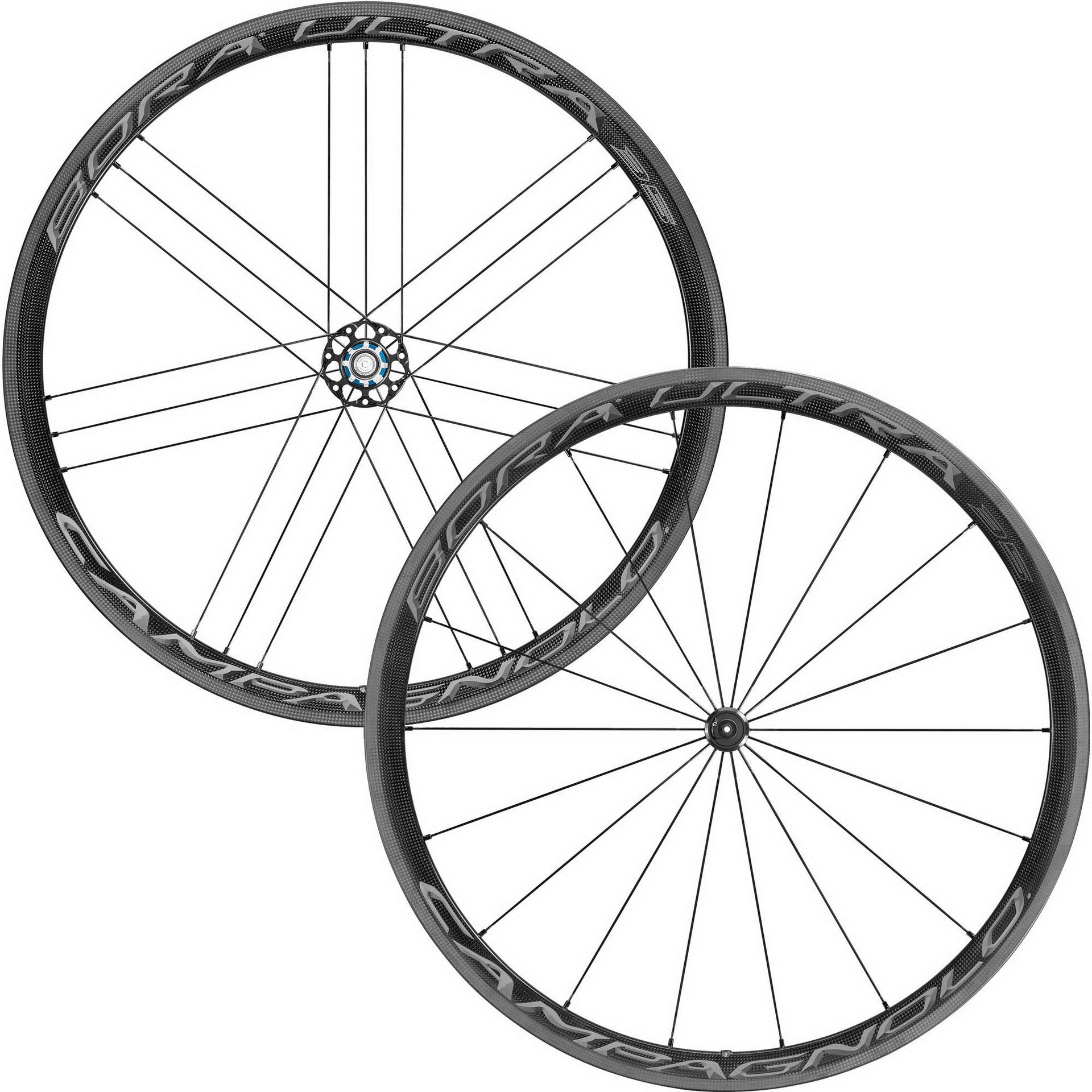 Campagnolo Wielset Bora Ultra 35 dark label draad zwart