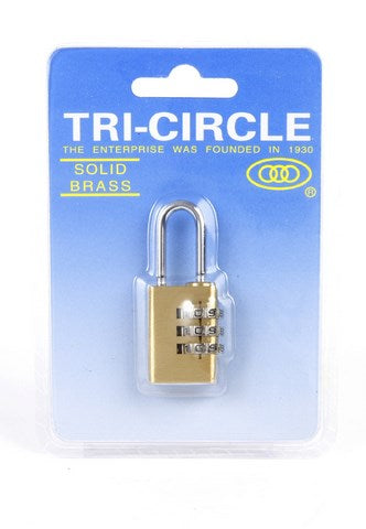 Rematiptop Tri circle hangslot 20mm cijfercode kaart