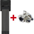 Abus vouwslot Bordo 6015 120 zw SH+frame slot
