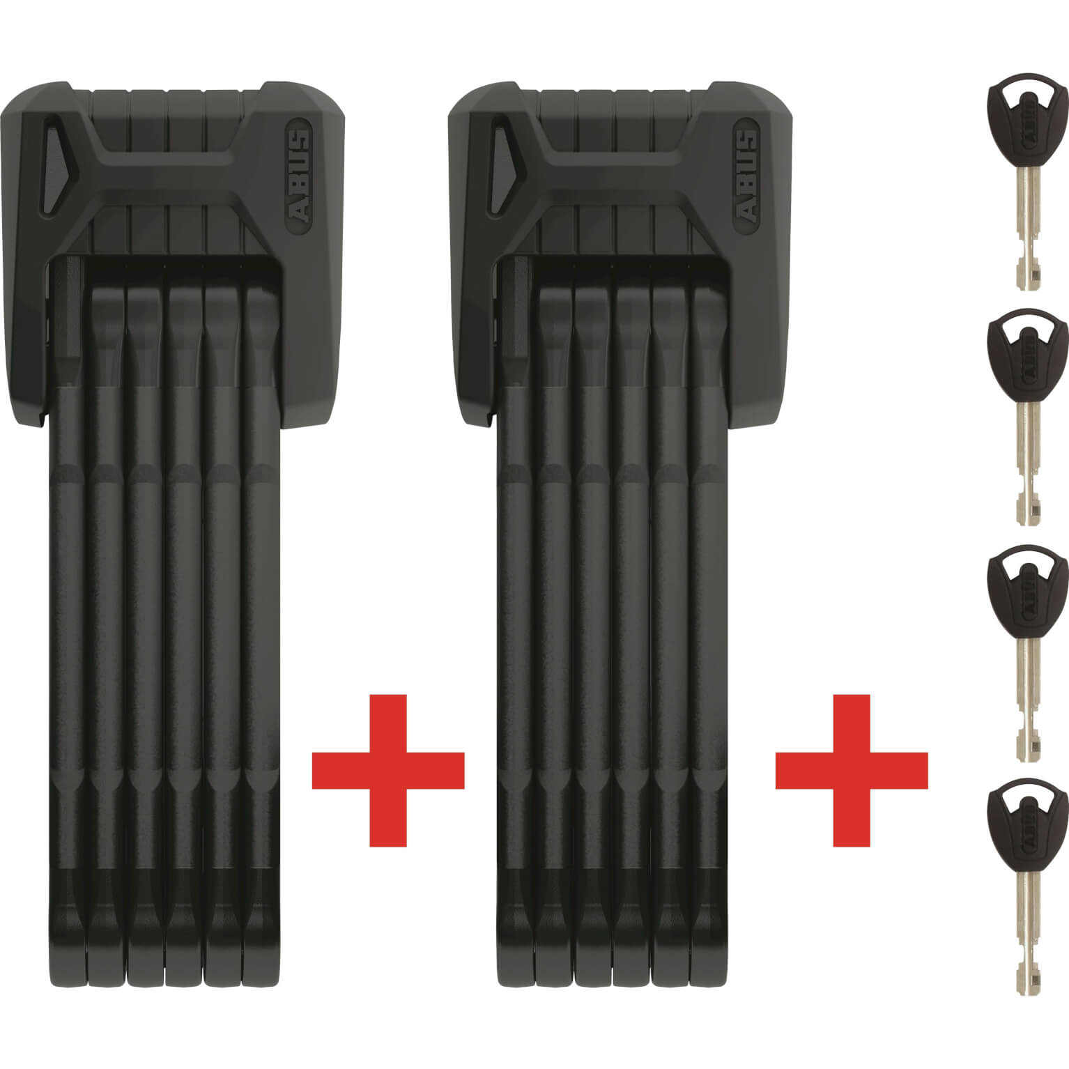 Abus vouwslot Bordo Granit XPlus 6500 85 twinset SH ART 2