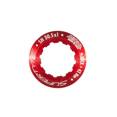 Miche Sluitring Supertype (rood) 30.5x1 Shimano