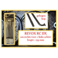 Miche spaak+nip. 10x rv+la revox rc dx draadvelg