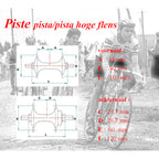 Miche Naafset Pista/pista V+A 32g m/hoge-flens flip/flop zi.