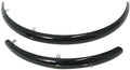 Stel spatborden 28 inch race 35mm pvc zwart