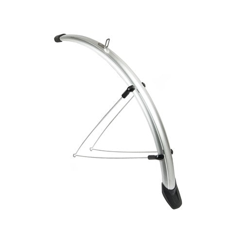 Eurofender Voorspatbord 28 inch 46mm pvc zilver eurofender