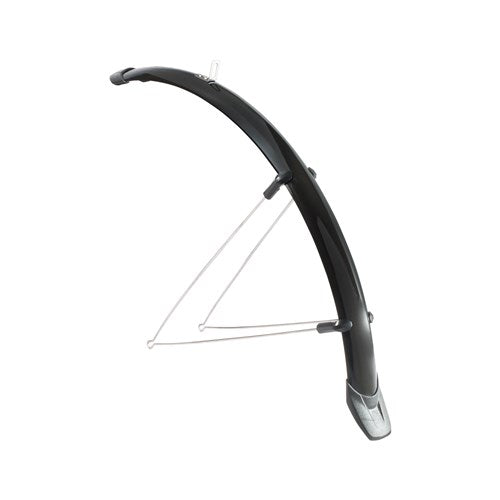 Eurofender Voorspatbord 28 inch 46mm pvc zwart eurofender
