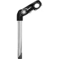 Stuurpen 25.4mm verstelbaar zwart/rvs 230/90mm