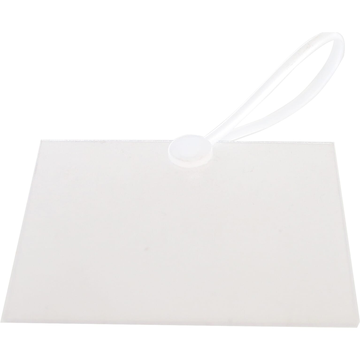 Prijskaarthouder met lus 6x5 cm