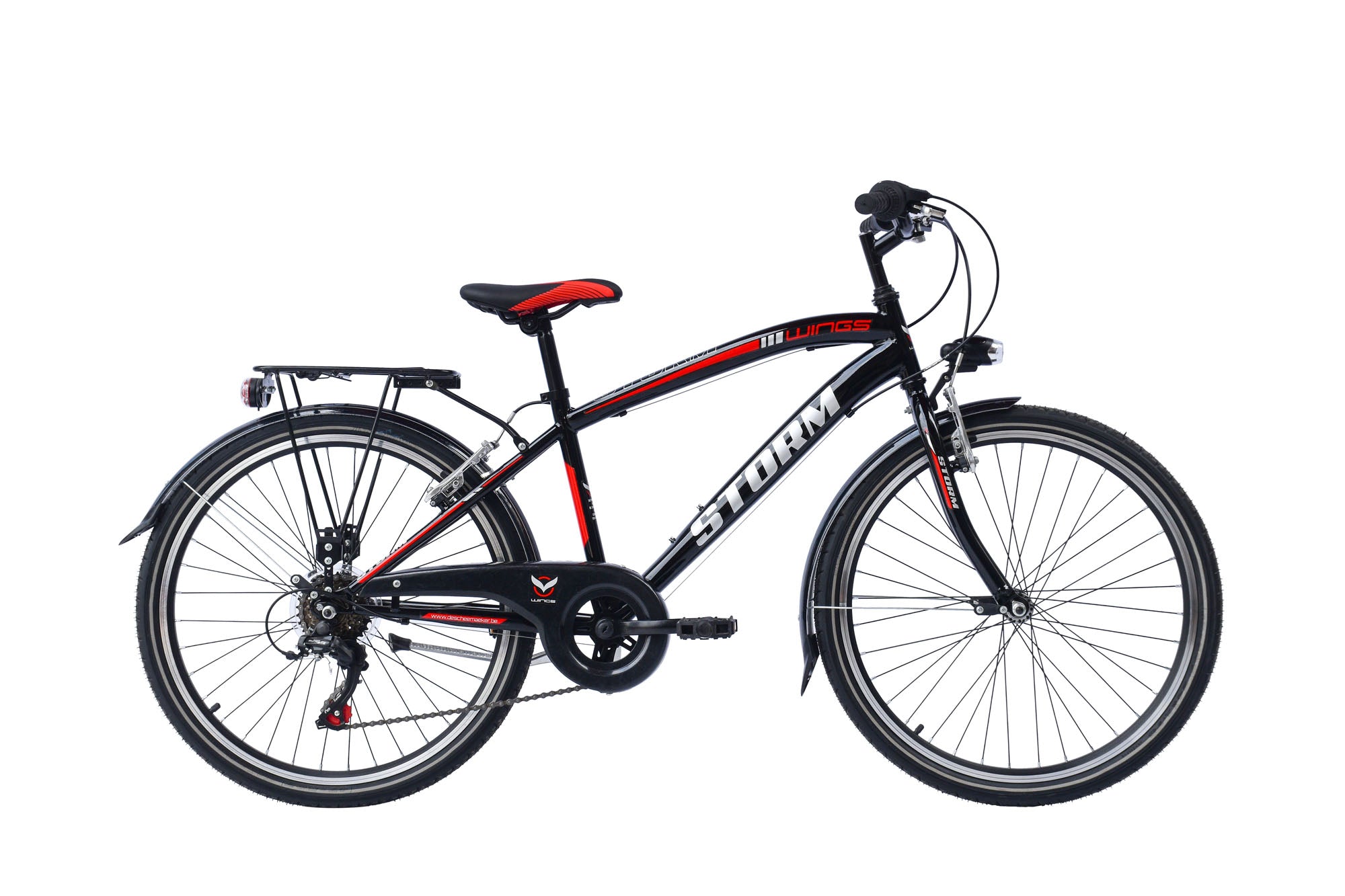 Shimano Storm H 36 cm 6 sp zwart rood