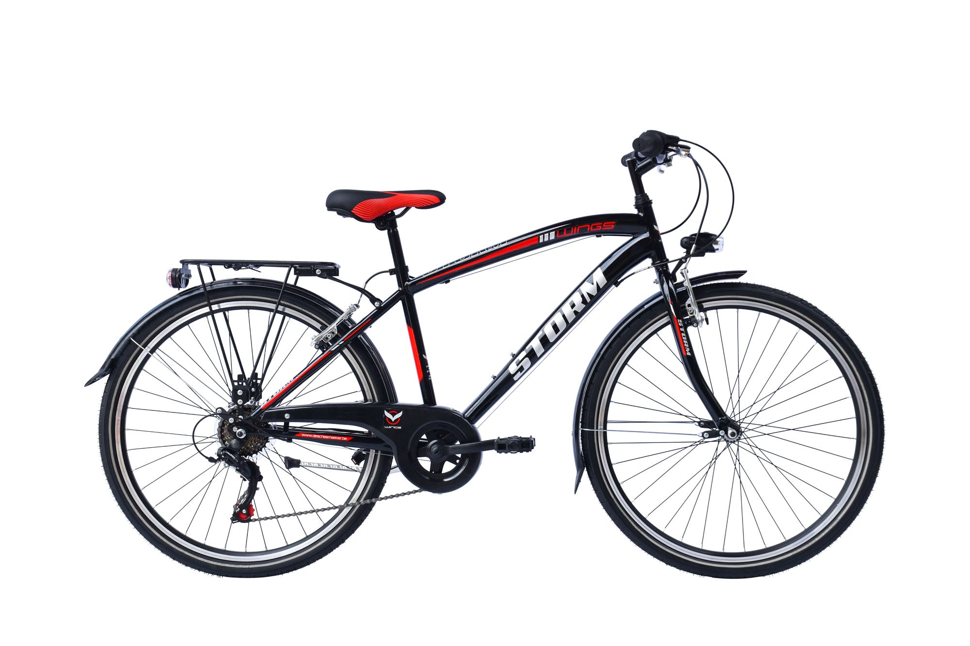 Shimano Storm H 40 cm 6 sp zwart rood