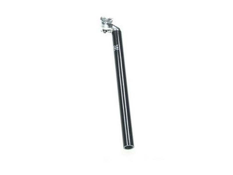 Zadelpen atb zwart 27.2 35cm carbon