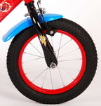 Spiderman Spider-Man Kinderfiets Jongens 14 inch Rood/Blauw Twee Handremmen