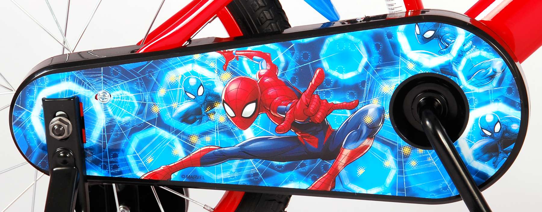Spiderman Ultimate Spider-Man Kinderfiets Jongens 16 inch Blauw/Rood Twee handremmen