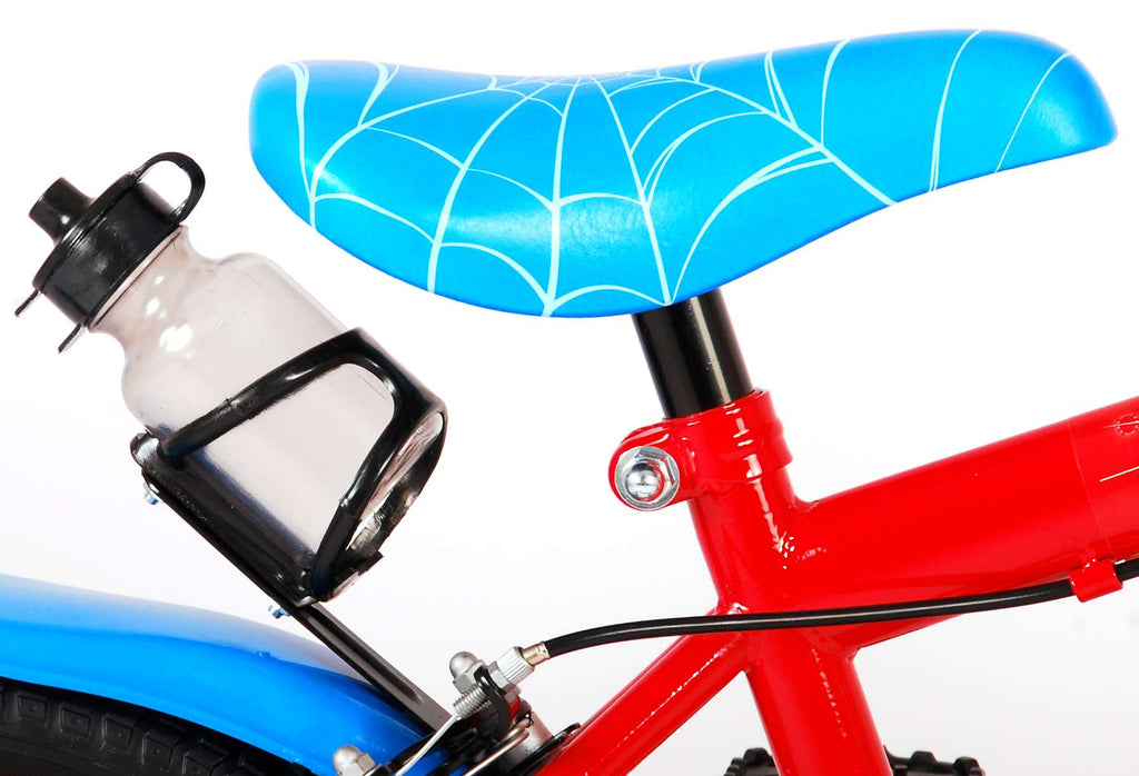 Spiderman Ultimate Spider-Man Kinderfiets Jongens 16 inch Blauw/Rood Twee handremmen
