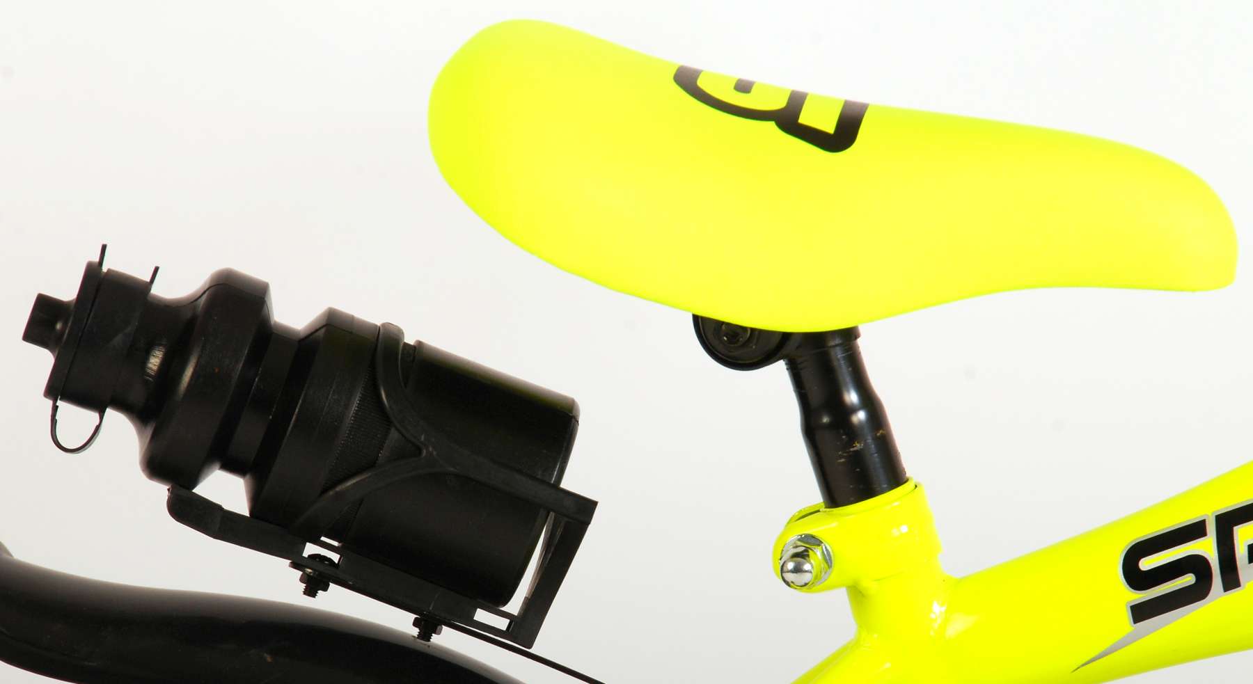 Volare Sportivo Kinderfiets Jongens 14 inch Neon Geel/Zwart 95% afgemonteerd