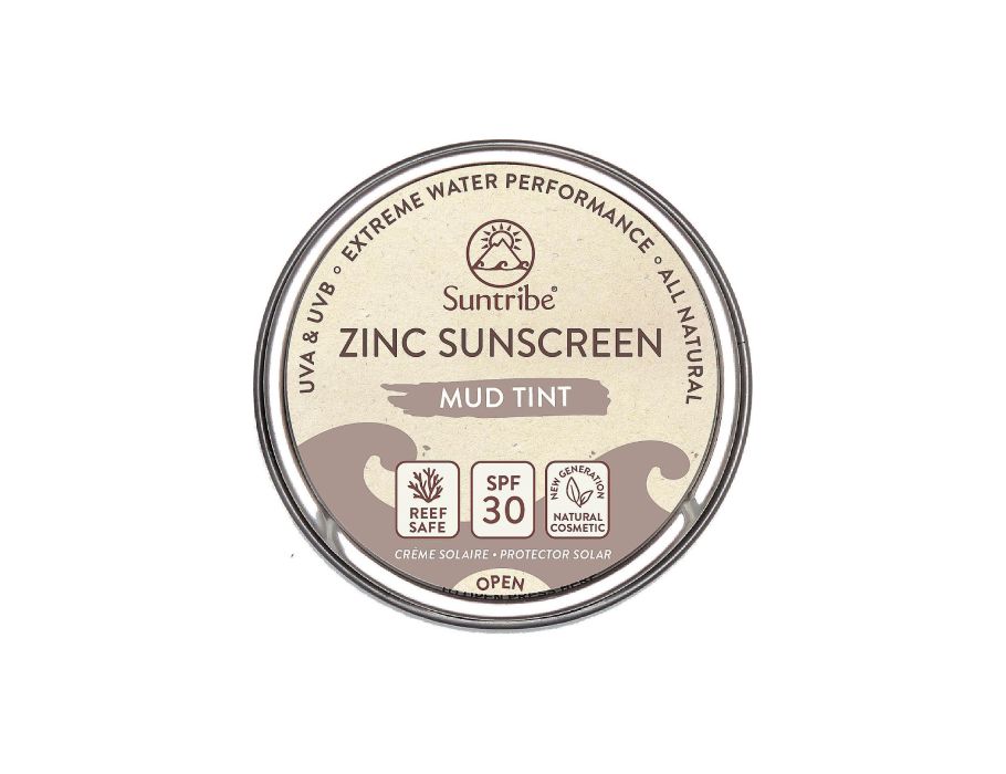 suntribe zonnebrandcrème gezicht sport spf 30 mud tint 15 gr