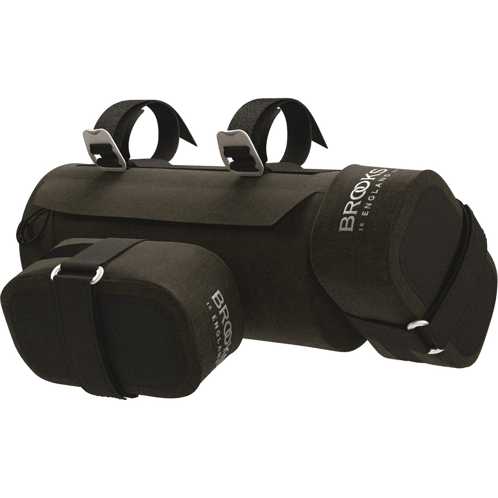 Brooks scape handlebar pouch bag (3l) - mud green