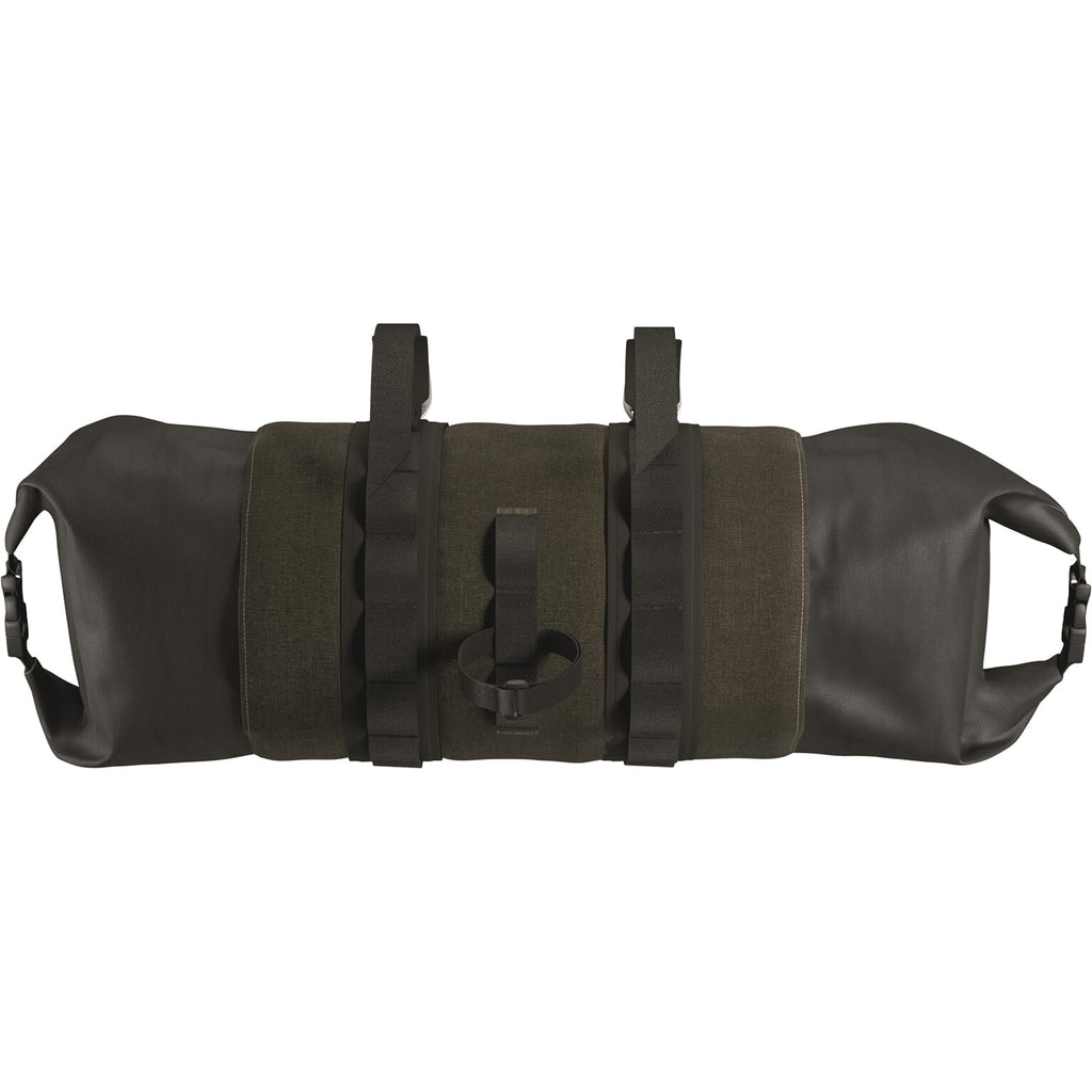 Brooks scape handlebar roll (10-12l) - mud green