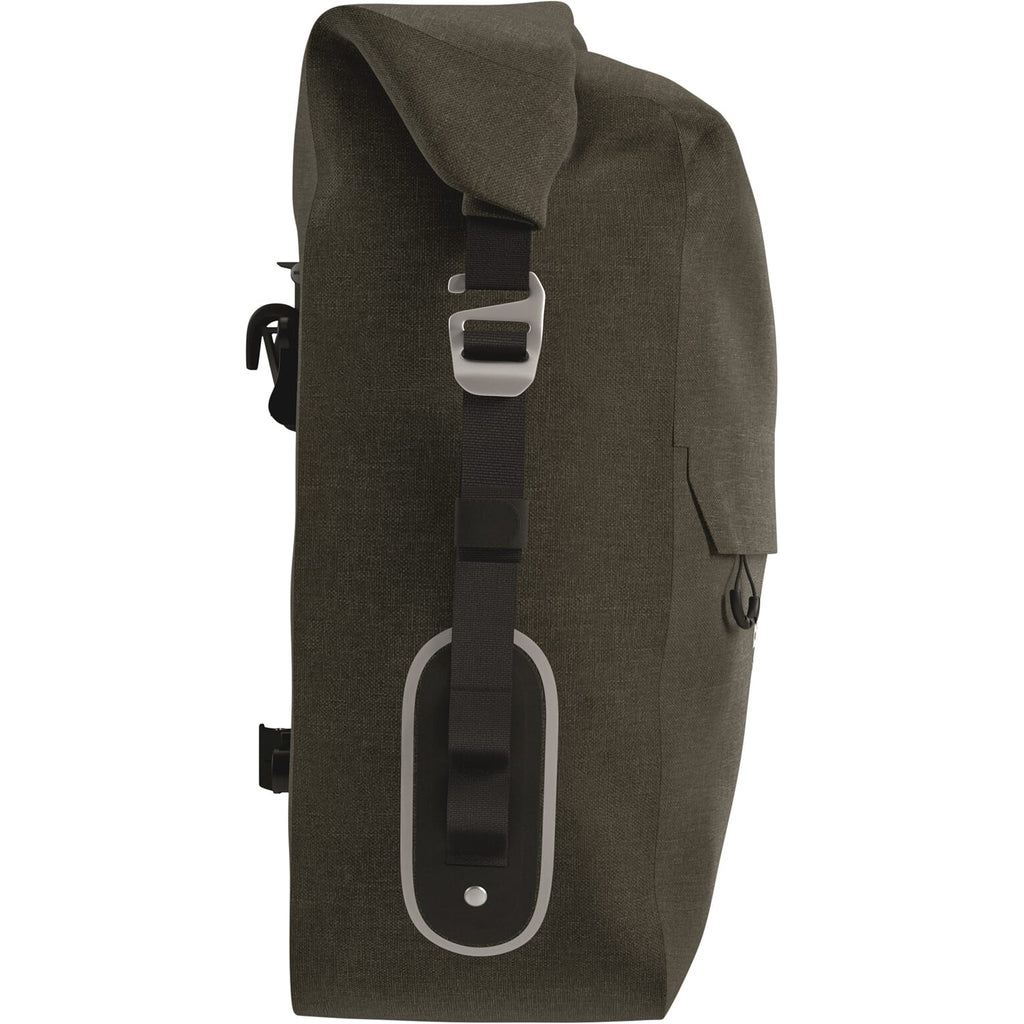 Brooks scape pannier - large (18-22l) - mud green
