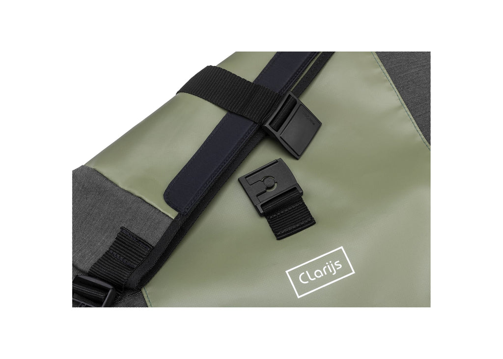 Clarijs fietstas solobag 24l olijf-grijs