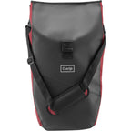 Clarijs fietstas solobag 24l zwart-rood